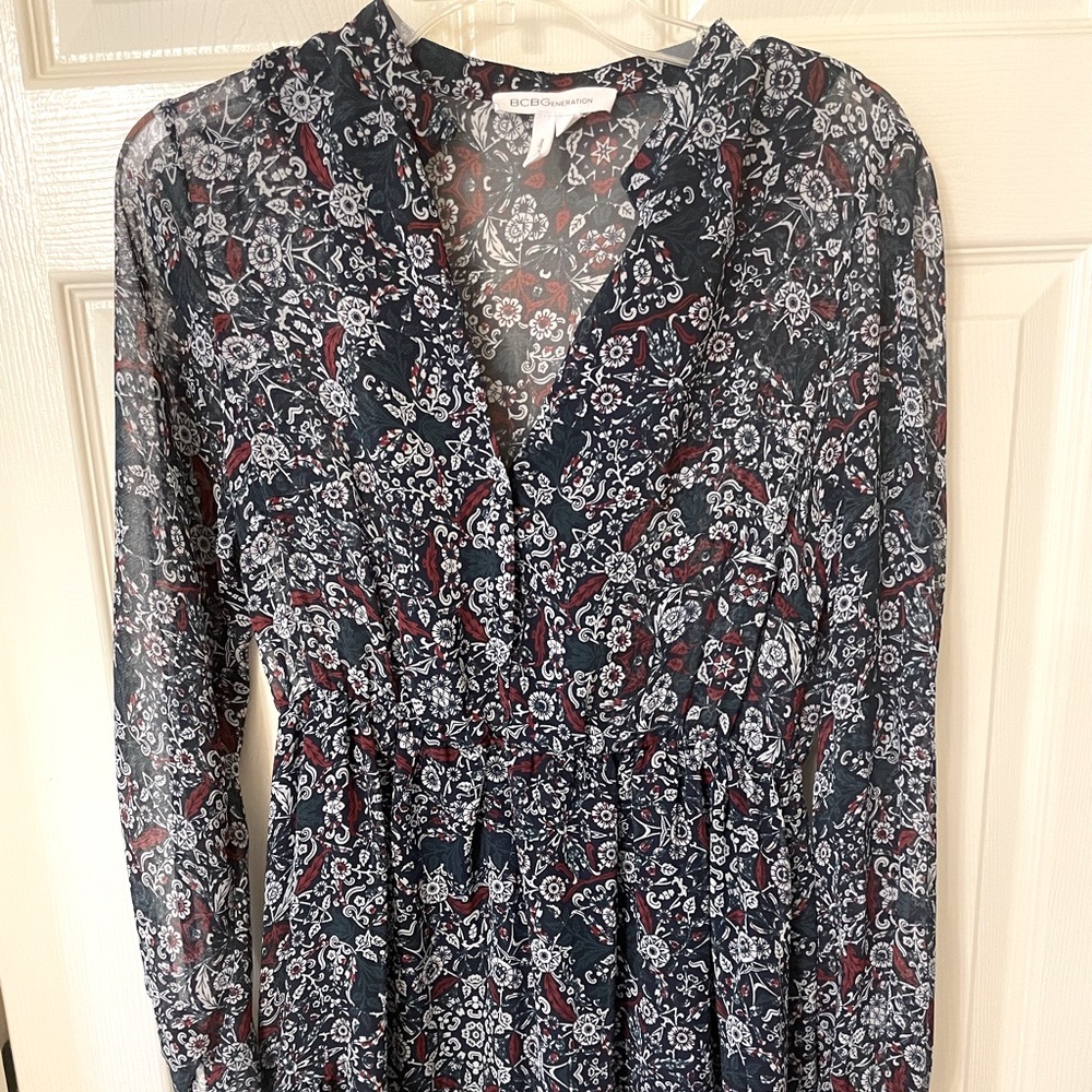 Dress, bcbgeneration. Used but good condition. Cute flowy dress!